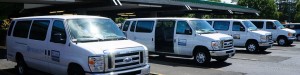 Our tour vans at Hilo airport!