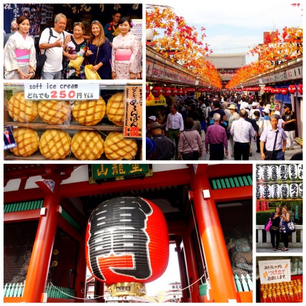 Sensoji Temple & Nakamise Streets in Asakusa