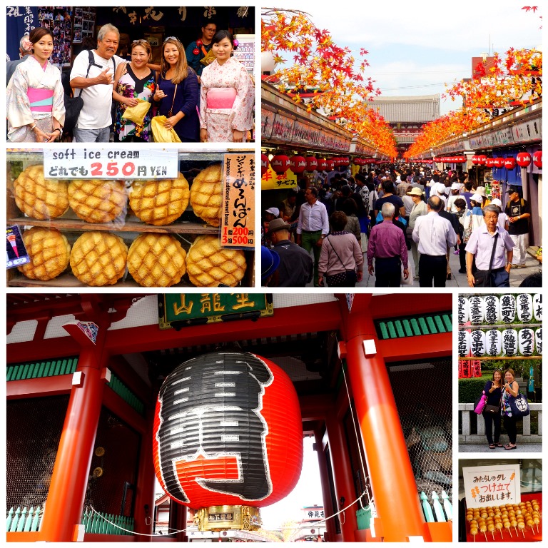 Asakusa Sensoji Temple and Nakamise shopping street