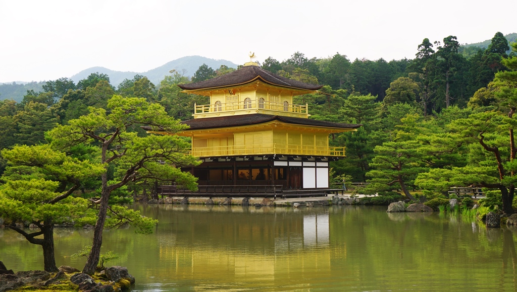 Kinkakuji Temple or Golden Pavillion