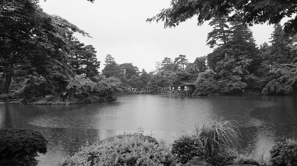 Kenroku-en Japanese Garden is beautiful when it's in Fall!