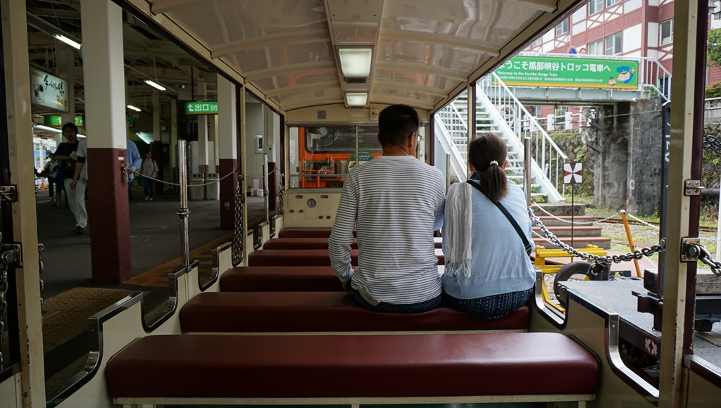 Cute train ride to Kurobe Gorge!