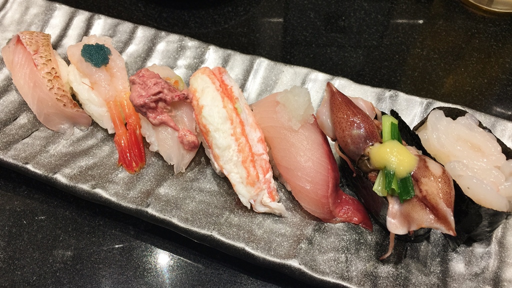 Sushi is very oichi in Toyama. This is know as "Toyama Bay Sushi" and also locals' favorite!